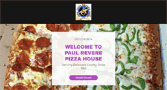Desktop Screenshot of paulreverepizzahouse.com